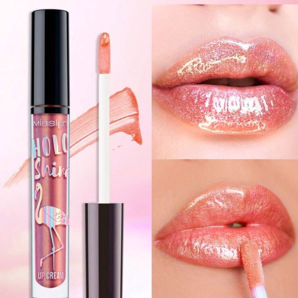 Misslyn HOLO SHINE LIP CREAM  Lip Gloss  Long Lasting High ShineCrushed Diamonds